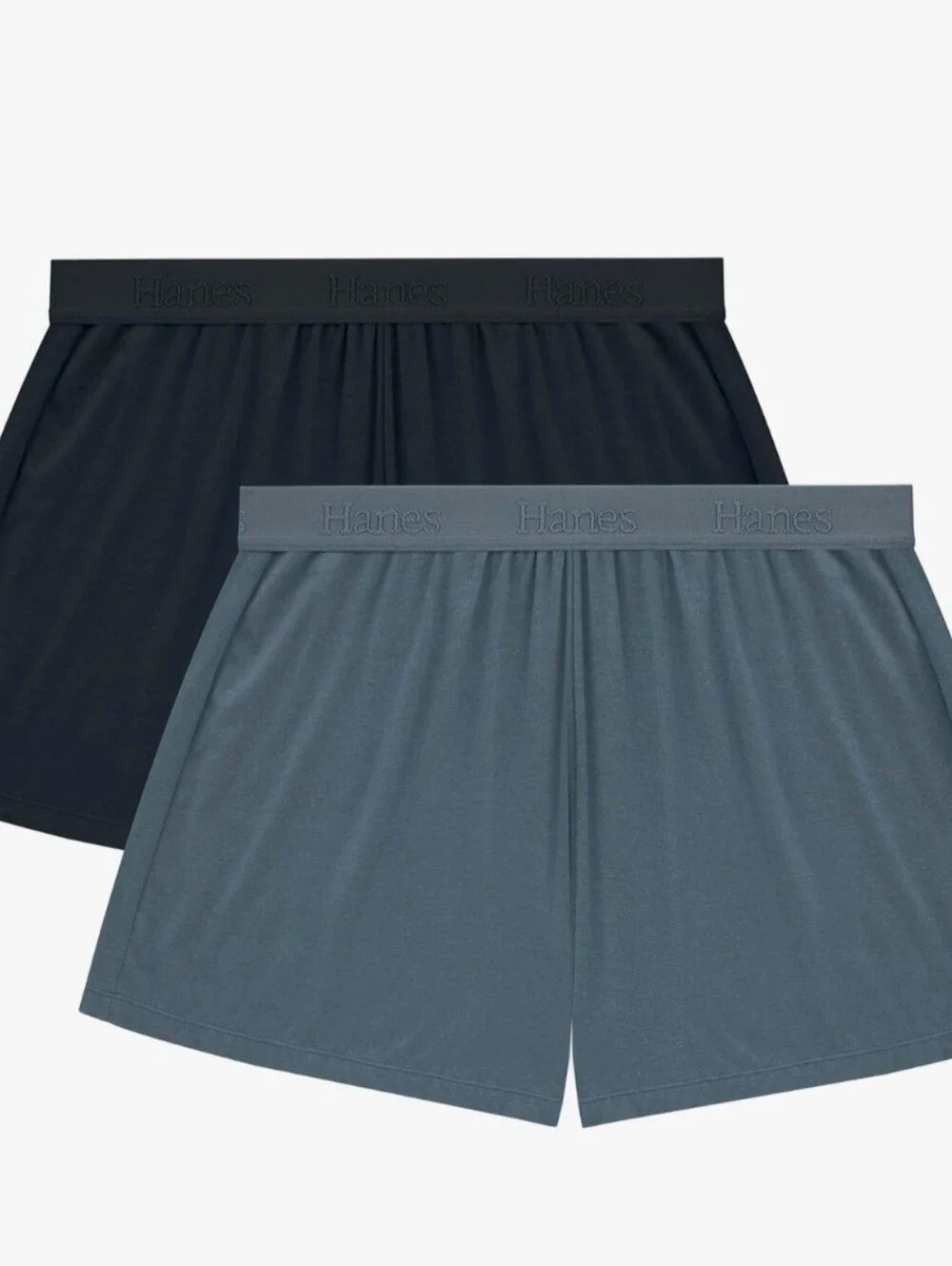 Hanes Women's Originals Sleep Shorts, 2-Pack, Comfywear Supersoft Lounge Shorts